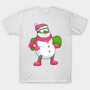 Snowman Snowboard Winter sports T-Shirt